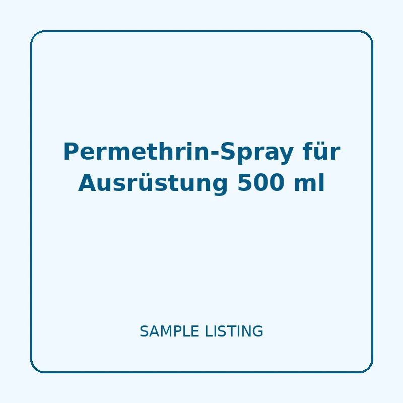 Permethrin-Spray für Ausrüstung 500 ml - Sample Protect